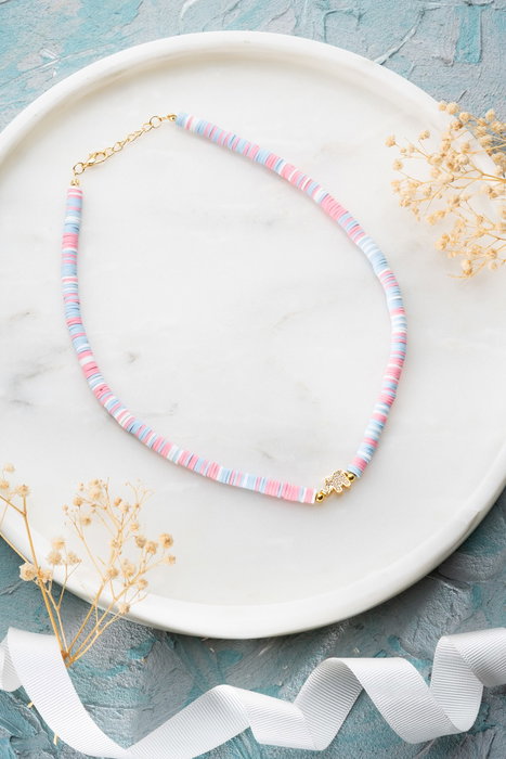 Heliophilia Silver Collar de Elefantes Multicolor KL-0876